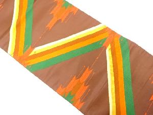 アンティーク　矢羽根模様織り出し袋帯（材料）